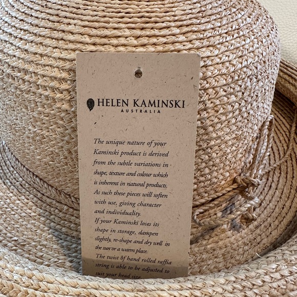 Vintage Handmade Kaminski Australia Raffia Hat Gorgeous, Classic, Trendy, Luxury - Picture 9 of 14